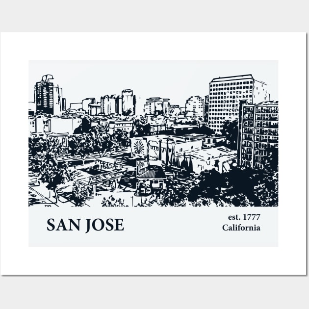 San Jose - California Wall Art by Lakeric